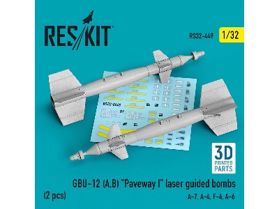 Gbu-12 (A, B) 'paveway I' Laser Guided Bombs (2 Pcs) (A-7, A-4, F-4, A-6) - image 1