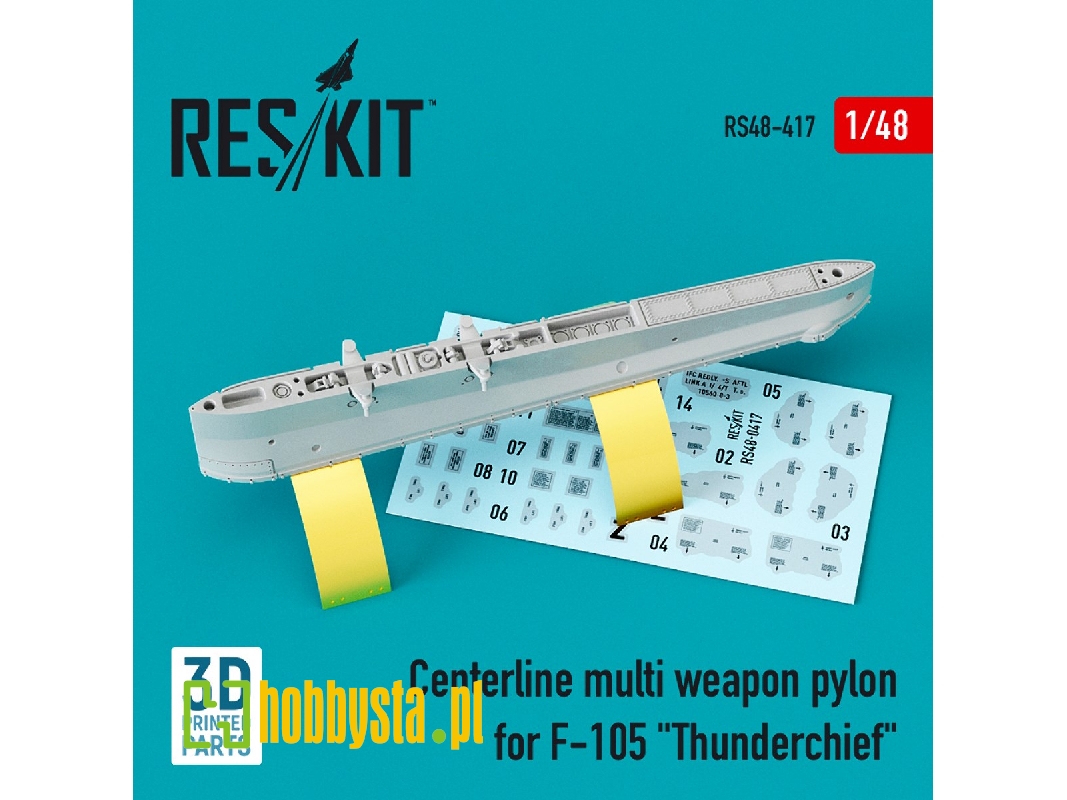 Centerline Multi Weapon Pylon For F-105 Thunderchief - image 1