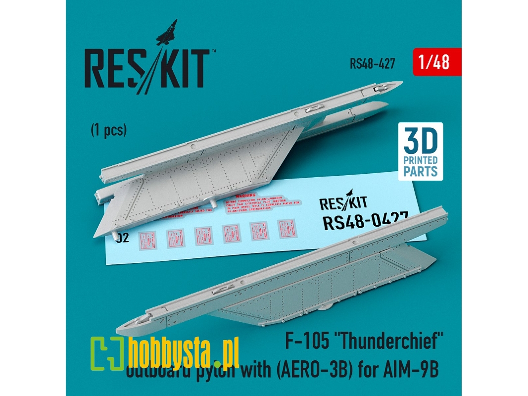F-105 Thunderchief Outboard Pylon (Aero-3b) For Aim-9b - image 1