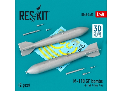 M-118 Gp Bombs (2 Pcs) (F-105, F-100, F-4) - image 1