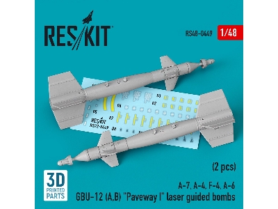 Gbu-12 (A, B) 'paveway I' Laser Guided Bombs (2 Pcs) (A-7, A-4, F-4, A-6) - image 1