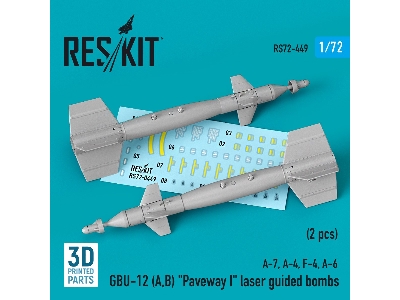 Gbu-12 (A, B) 'paveway I' Laser Guided Bombs (2 Pcs) (A-7, A-4, F-4, A-6) - image 1