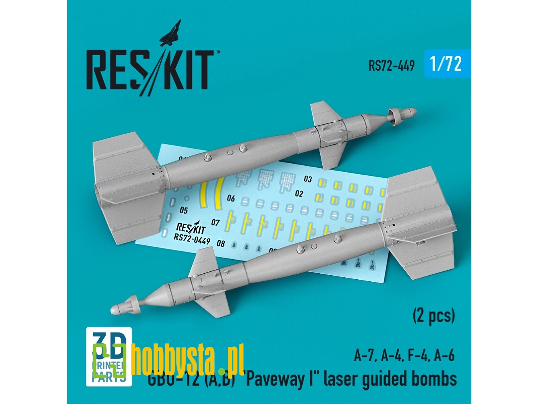 Gbu-12 (A, B) 'paveway I' Laser Guided Bombs (2 Pcs) (A-7, A-4, F-4, A-6) - image 1