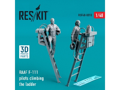 Raaf F-111 Pilots Climbing The Ladder (2 Pcs) - image 1