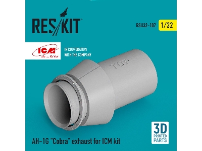 Ah-1g 'cobra' Exhaust For Icm Kit - image 1