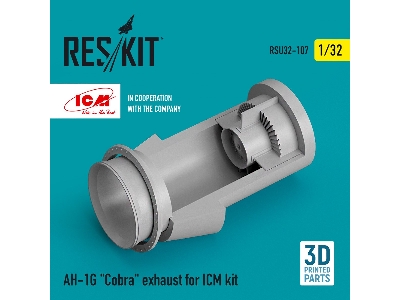 Ah-1g 'cobra' Exhaust For Icm Kit - image 2