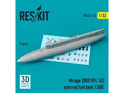 Mirage 2000 Rpl 522 External Fuel Tank 1300lt - image 1