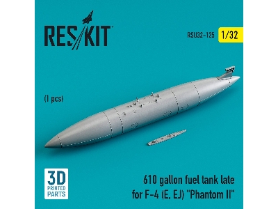 610 Gallon Fuel Tank Late For F-4 (E, Ej) Phantom Ii - image 1