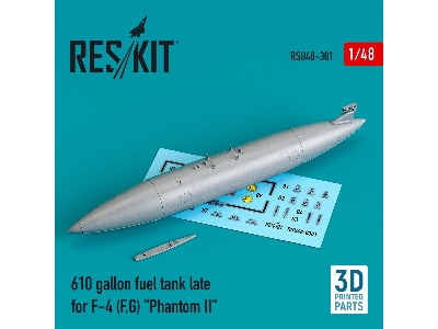 610 Gallon Fuel Tank Late F-4 (F, G) Phantom Ii - image 1