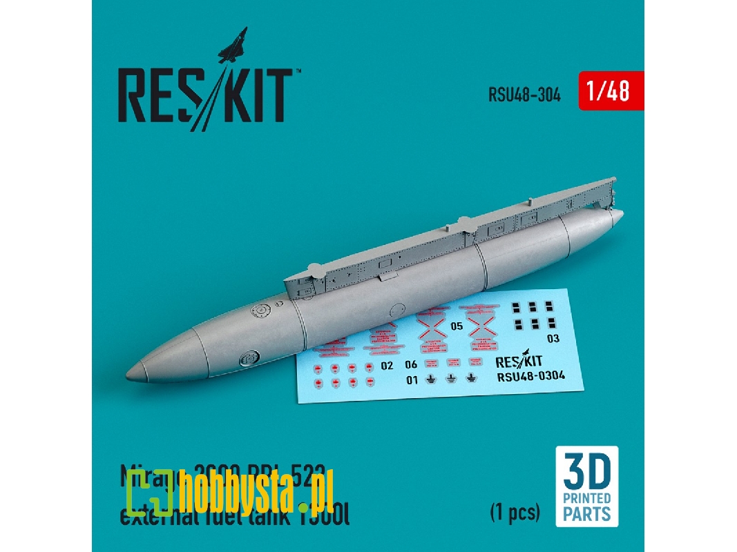 Mirage 2000 Rpl 522 External Fuel Tank 1300lt - image 1