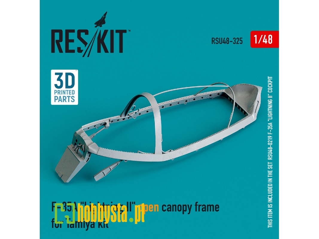 F-35a Lightning Ii Open Canopy Frame For Tamiya Kit - image 1