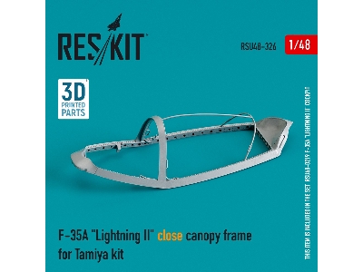 F-35a Lightning Ii Close Canopy Frame For Tamiya Kit - image 1