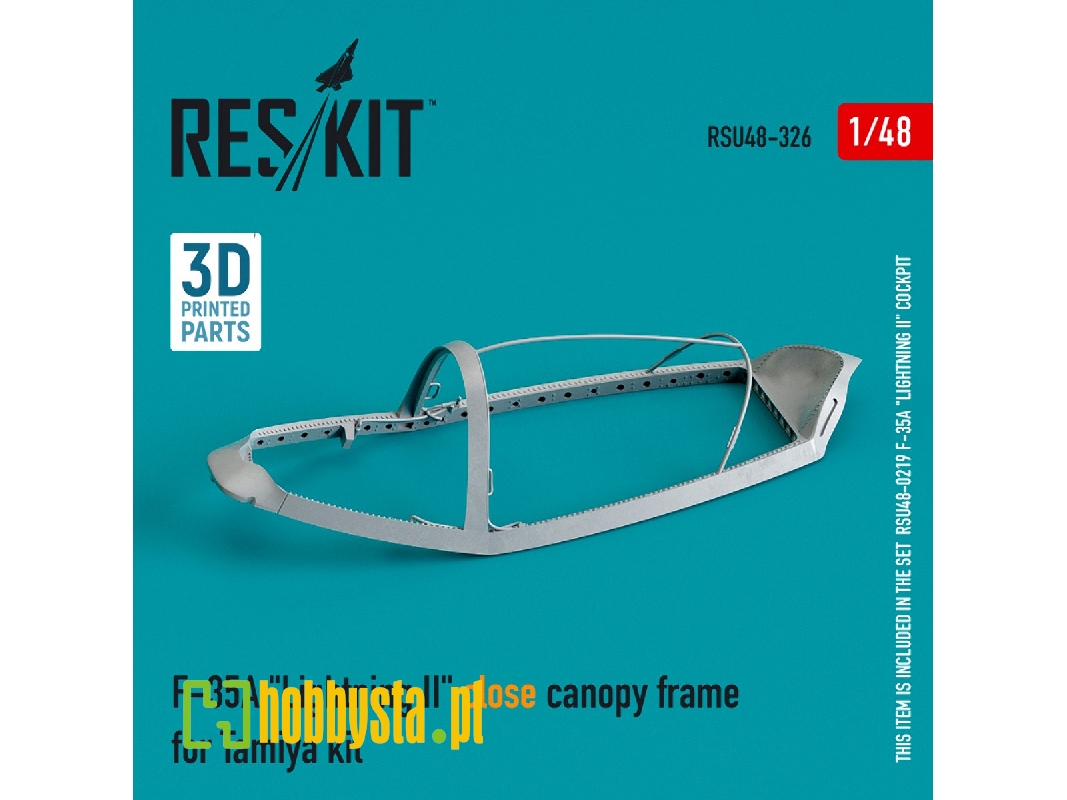 F-35a Lightning Ii Close Canopy Frame For Tamiya Kit - image 1