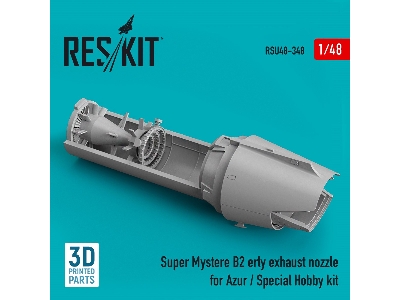 Super Mystere B2 Erly Exhaust Nozzle For Azur / Special Hobby Kit - image 1