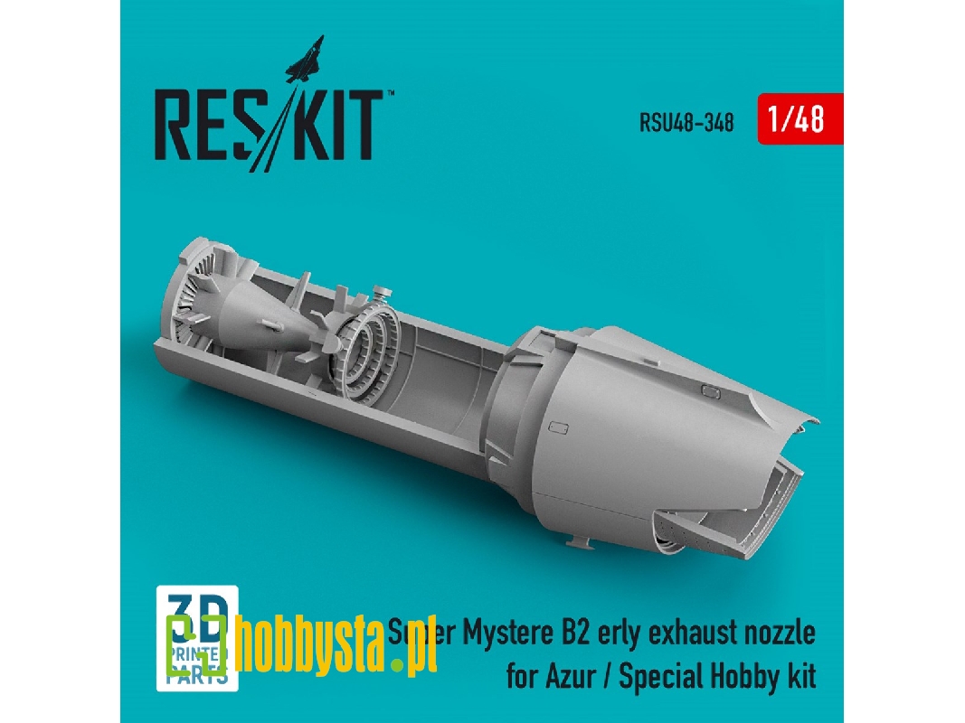 Super Mystere B2 Erly Exhaust Nozzle For Azur / Special Hobby Kit - image 1