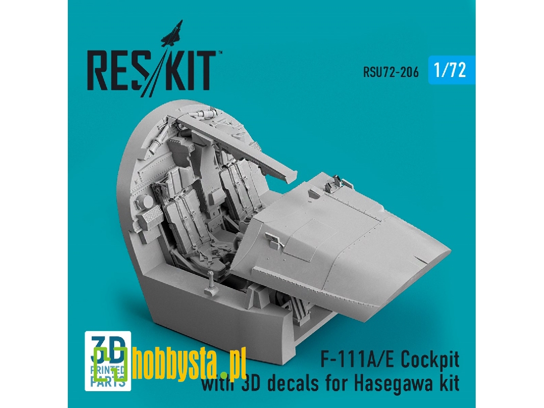 F-111a/E Cockpit With 3d Decals For Hasegawa Kit - image 1 F-111a/E Cockpit With 3d Decals For Hasegawa Kit - image 1