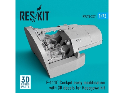 F-111c Cockpit Early Modification With 3d Decals For Hasegawa Kit - image 1