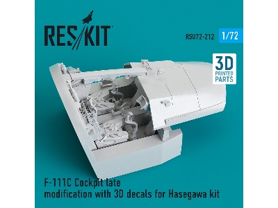 F-111c Cockpit Late Modification With 3d Decals For Hasegawa Kit - image 1