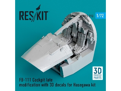Fb-111 Cockpit Late Modification With 3d Decals For Hasegawa Kit - image 1