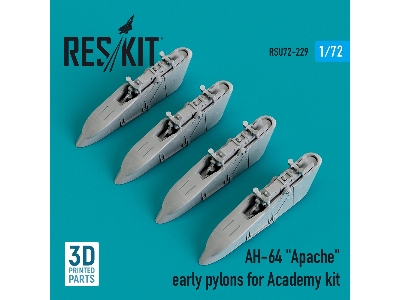 Ah-64 Apache Late Pylons For Academy Kit - image 1