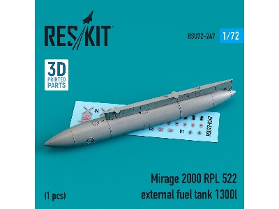 Mirage 2000 Rpl 522 External Fuel Tank 1300lt - image 1