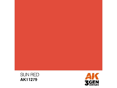 11279 Color Punch - Sun Red Acrylic - image 1