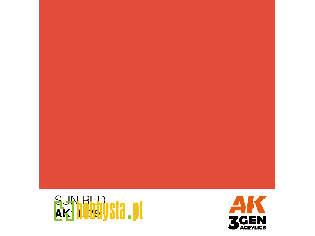 11279 Color Punch - Sun Red Acrylic - image 1