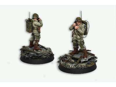 Us Airborne Division, D-day Wargame Starter Set 14 Colors And 1 Figure (Exclusive 101st Radio Operator) - image 3