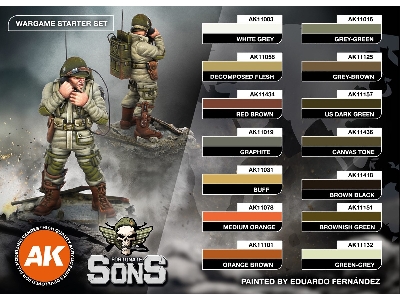 Us Airborne Division, D-day Wargame Starter Set 14 Colors And 1 Figure (Exclusive 101st Radio Operator) - image 8