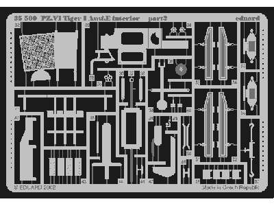 Tiger I Ausf. E interior 1/35 - Academy Minicraft - image 3