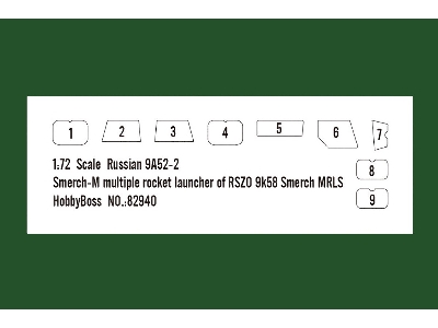 Russian 9a52-2 Smerch-m Multiple Rocket Launcher Of Rszo 9k58 Sm - image 4