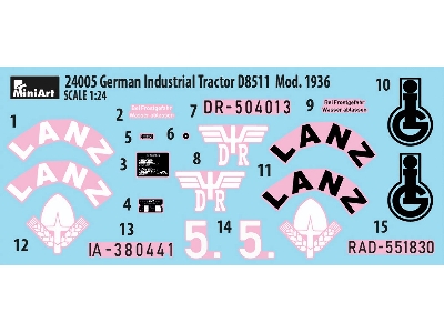 German Industrial Tractor  D8511 Mod. 1936 - image 9