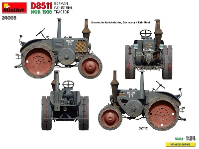 German Industrial Tractor  D8511 Mod. 1936 - image 10