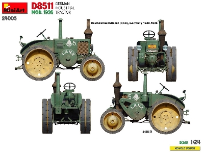 German Industrial Tractor  D8511 Mod. 1936 - image 12