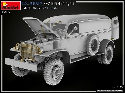U.S. Army G7105 4х4 1,5 T Panel Delivery Truck - image 4