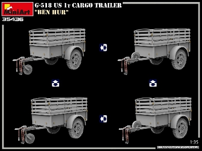 G-518 Us 1t Cargo Trailer &#8220;ben Hur" - image 1