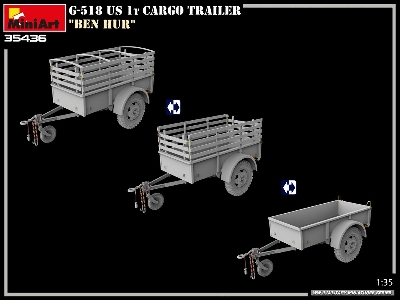 G-518 Us 1t Cargo Trailer &#8220;ben Hur" - image 2