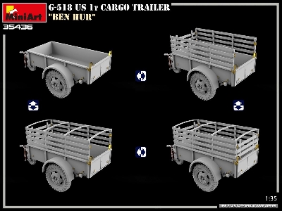 G-518 Us 1t Cargo Trailer &#8220;ben Hur" - image 3