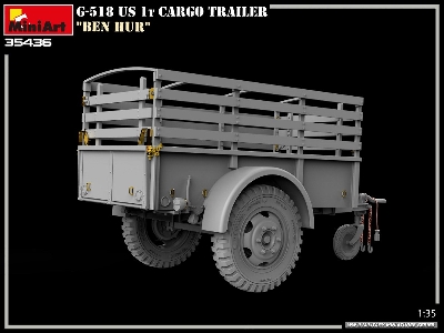 G-518 Us 1t Cargo Trailer &#8220;ben Hur" - image 5