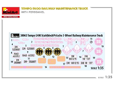 Tempo E400 Railway Maintenance Truck With Personnel - image 23