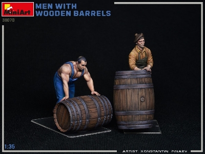 Men With Wooden Barrels - image 6