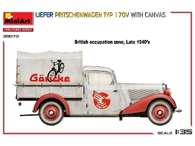 Liefer Pritschenwagen Typ 170v With Canvas - image 2