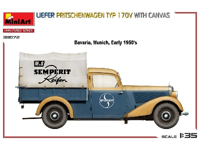 Liefer Pritschenwagen Typ 170v With Canvas - image 3