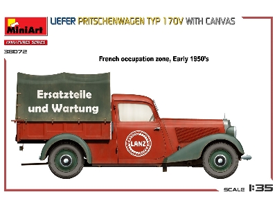 Liefer Pritschenwagen Typ 170v With Canvas - image 4