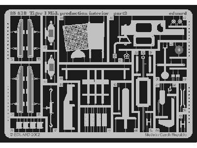 Tiger I Mid.  Production interior 1/35 - Academy Minicraft - image 3