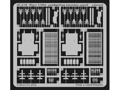 Tiger I Mid.  Production interior 1/35 - Academy Minicraft - image 4