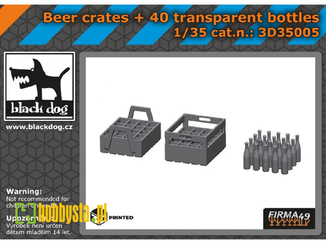 Beer Crates And 40pcs Transparent Bottles - image 1