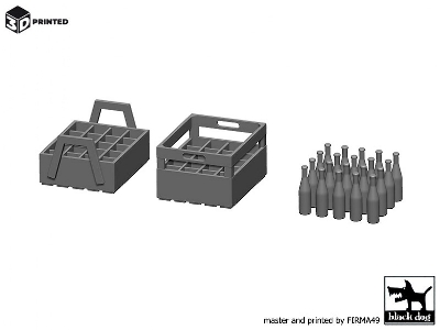 Beer Crates And 40pcs Transparent Bottles - image 2