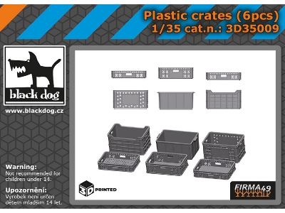 Plastic Crates (6pcs) - image 1
