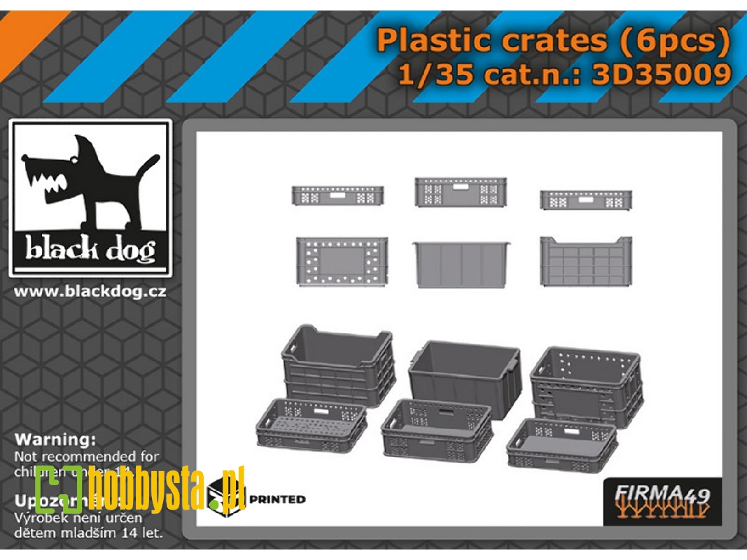 Plastic Crates (6pcs) - image 1